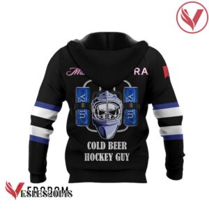 Personalized Cold Michelob ULTRA Hockey Guy Hoodie & Zip Hoodie - Vesles2014S 3
