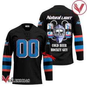 Personalized Cold Natural Light Hockey Guy Jersey - Vesles2014S