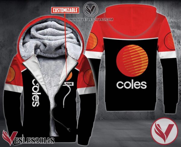Personalized Coles Uniform Fleece Hoodie, Unique Gifts For Employee - Vesles2014S 1