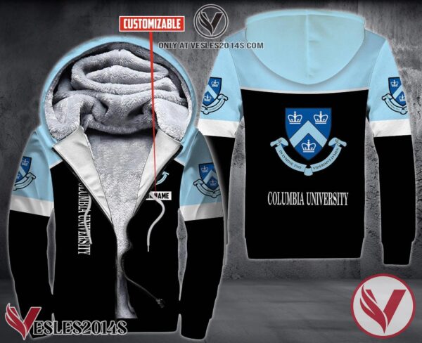 Personalized Columbia University Uniform Custom Fleece Hoodie, Unique Gifts For Employee - Vesles2014S 1