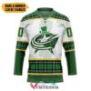 Personalized Columbus Blue Jackets St Patrick Day Hockey Jersey, Trending Gifts For Fans - Vesles2014s