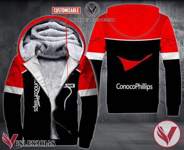 Personalized Conocophillips Uniform Fleece Hoodie, Unique Gifts For Employee - Vesles2014S 1