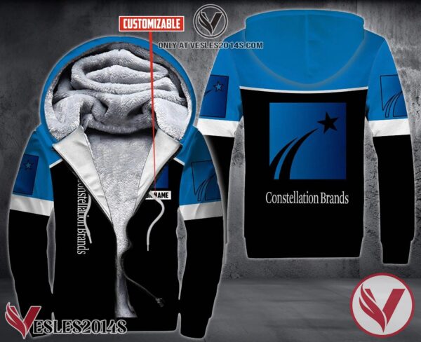 Personalized Constellation Brands Uniform Fleece Hoodie, Unique Gifts For Employee - Vesles2014S 1