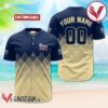 Personalized Coors Banquet Beige And Blue Halftone Baseball Jersey, Perfect Gifts For Fans - Vesles2014S