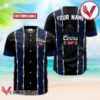 Personalized Coors Banquet Blue Skeleton Rose Baseball Jersey, Perfect Gifts For Fans - Vesles2014S