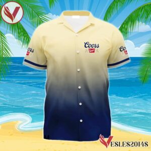 Personalized Coors Banquet Gradient Hawaiian Shirt, Best Summer Gifts For Fans - Vesles2014S 1