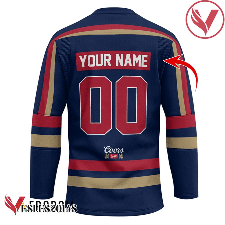 Personalized Coors Banquet Hat Trick Hockey Jersey - Vesles2014S 2
