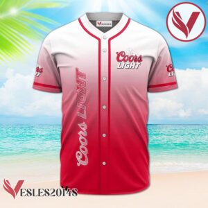 Personalized Coors Light Gradient Baseball Jersey, Perfect Gifts For Fans - Vesles2014S 2