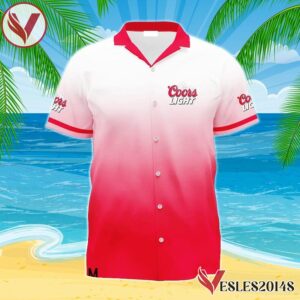 Personalized Coors Light Gradient Hawaiian Shirt, Best Summer Gifts For Fans - Vesles2014S 1