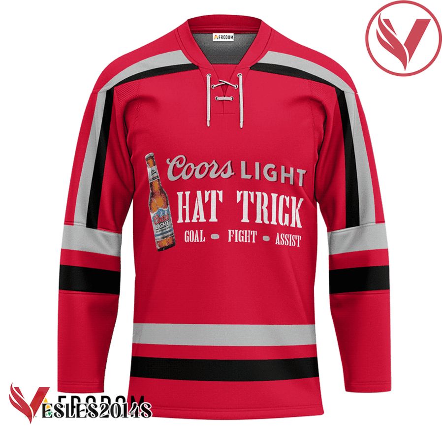 Personalized Coors Light Hat Trick Hockey Jersey - Vesles2014S 1