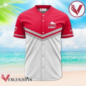 Personalized Coors Light Red And White Baseball Jersey, Perfect Gifts For Fans - Vesles2014S 2