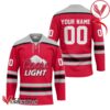 Personalized Coors Light Red Hockey Jersey - Vesles2014S