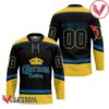 Personalized Corona Extra Black And Yellow Hockey Jersey - Vesles2014S