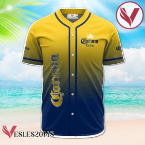Personalized Corona Extra Gradient Baseball Jersey, Perfect Gifts For Fans - Vesles2014S 2