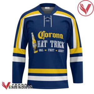Personalized Corona Extra Hat Trick Hockey Jersey - Vesles2014S 1