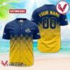 Personalized Corona Extra Yellow And Blue Halftone Baseball Jersey, Perfect Gifts For Fans - Vesles2014S