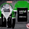 Personalized Cricket Wireless Uniform Custom Fleece Hoodie, Unique Gifts For Employee - Vesles2014S 1