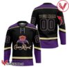 Personalized Crown Royal Black And Purple Hockey Jersey - Vesles2014S
