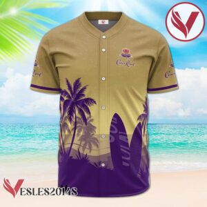 Personalized Crown Royal Palm Tree Surfboard Baseball Jersey, Perfect Gifts For Fans - Vesles2014S 2