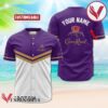 Personalized Crown Royal Purple And White Baseball Jersey, Perfect Gifts For Fans - Vesles2014S