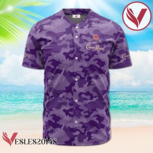 Personalized Crown Royal Purple Camouflage Baseball Jersey, Perfect Gifts For Fans - Vesles2014S 2