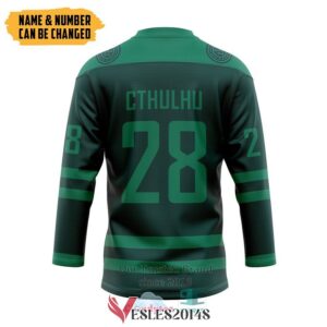 Personalized Cthulhu Miskatonic Ver 2 Hockey Jersey, Trending Gifts For Fans - Vesles2014s 1