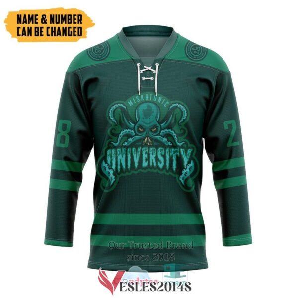Personalized Cthulhu Miskatonic Ver 2 Hockey Jersey, Trending Gifts For Fans - Vesles2014s