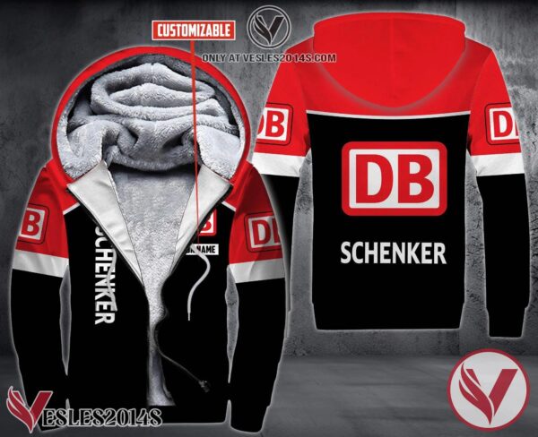 Personalized DB Schenker Uniform Custom Fleece Hoodie, Unique Gifts For Employee - Vesles2014S 1