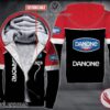 Personalized Danone Uniform Fleece Hoodie, Unique Gifts For Employee - Vesles2014S 1