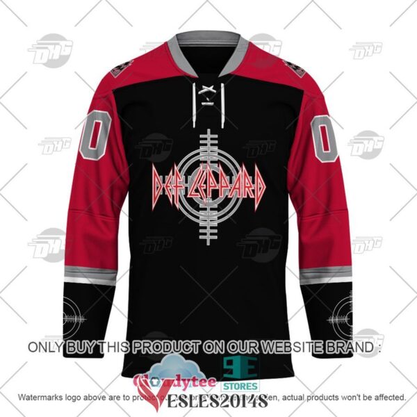 Personalized Def Leppard Crosshair Logo Hockey Jersey, Trending Gifts For Fans - Vesles2014s 1