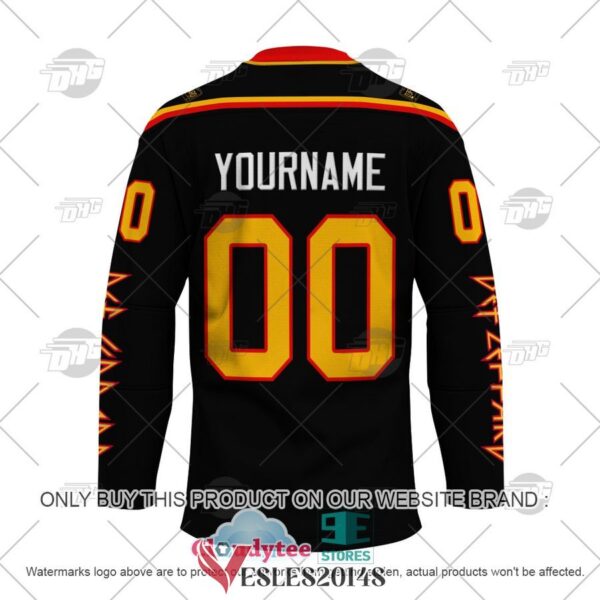 Personalized Def Leppard Triangle Black Hockey Jersey, Trending Gifts For Fans - Vesles2014s 2