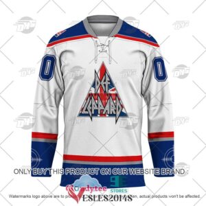 Personalized Def Leppard Triangle Flag Hockey Jersey, Trending Gifts For Fans - Vesles2014s 1