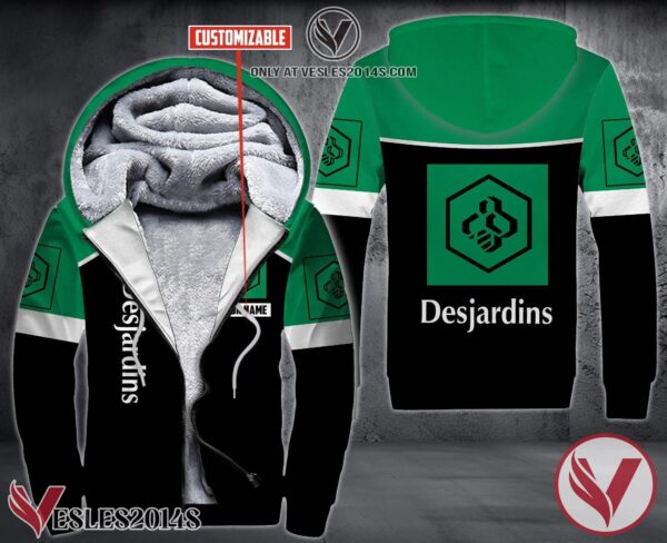 Personalized Desjardins Uniform Custom Fleece Hoodie, Unique Gifts For Employee - Vesles2014S 1