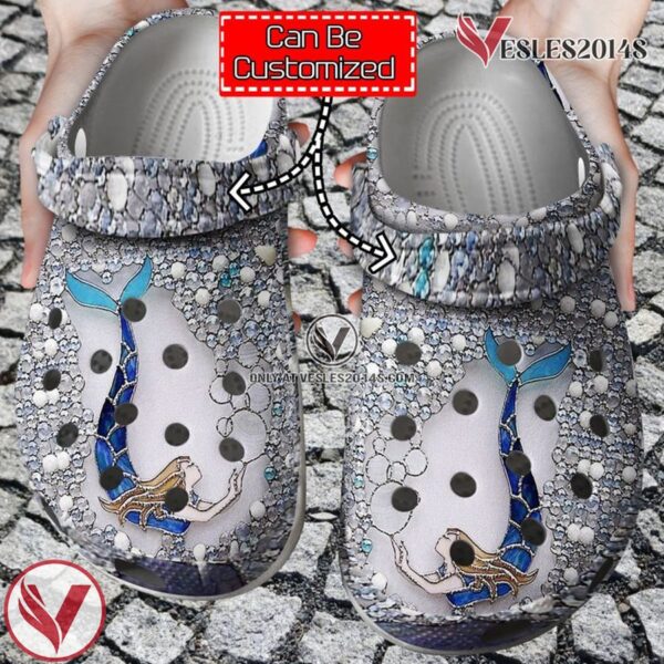 Personalized Diamond Mermaid Clog Shoes, Unique Gift From  Vesles2014S