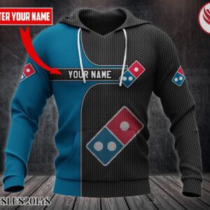 Personalized Domino's Pizza Uniform Custom Hoodie Style 10 - Vesles2014S