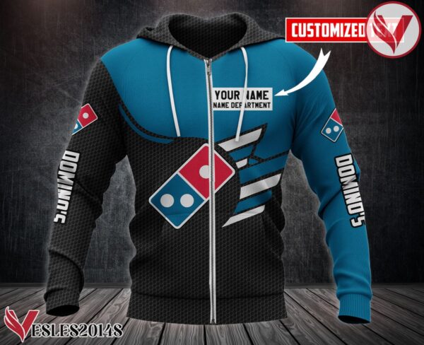 Personalized Domino's Pizza Uniform Custom Hoodie Style 11 - Vesles2014S 1