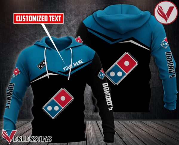 Personalized Domino's Pizza Uniform Custom Hoodie Style 15 - Vesles2014S