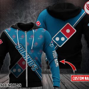 Personalized Domino's Pizza Uniform Custom Hoodie Style 2 - Vesles2014S 1
