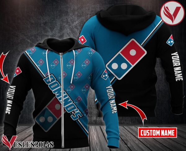 Personalized Domino's Pizza Uniform Custom Hoodie Style 2 - Vesles2014S 1