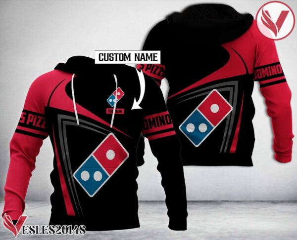 Personalized Domino's Pizza Uniform Custom Hoodie Style 2 - Vesles2014S