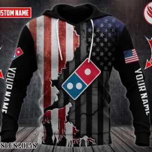Personalized Domino's Pizza Uniform Custom Hoodie Style 7 - Vesles2014S