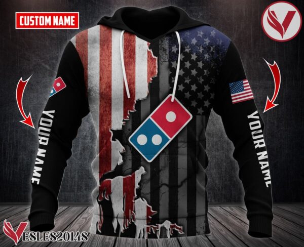 Personalized Domino's Pizza Uniform Custom Hoodie Style 7 - Vesles2014S