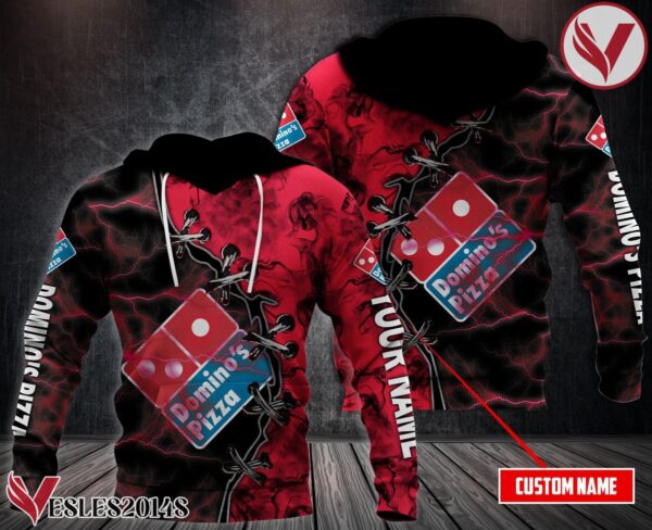 Personalized Domino's Pizza Uniform Uniform Custom Hoodie Style 2 - Vesles2014S