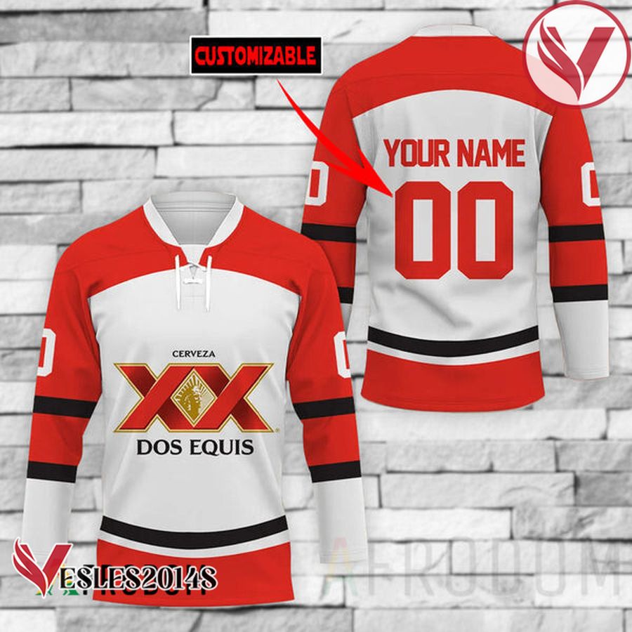 Personalized Dos Equis Hockey Jersey - Vesles2014S
