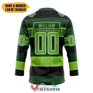 Personalized Drinking Team St Patrick's Day Hockey Jersey, Trending Gifts For Fans - Vesles2014s 1