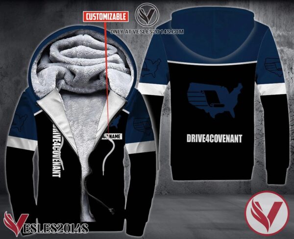 Personalized Drivecovenant Uniform Fleece Hoodie, Unique Gifts For Employee - Vesles2014S 1