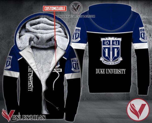 Personalized Duke University Uniform Custom Fleece Hoodie, Unique Gifts For Employee - Vesles2014S 1