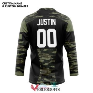 Personalized Edmonton Oilers Honors Veterans Hockey Jersey, Trending Gifts For Fans - Vesles2014s 1