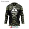 Personalized Edmonton Oilers Honors Veterans Hockey Jersey, Trending Gifts For Fans - Vesles2014s