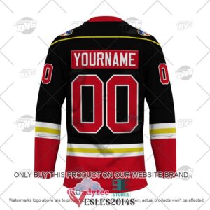 Personalized FDNY Fire Department New York Maltese Cross Black Hockey Jersey, Trending Gifts For Fans - Vesles2014s 2